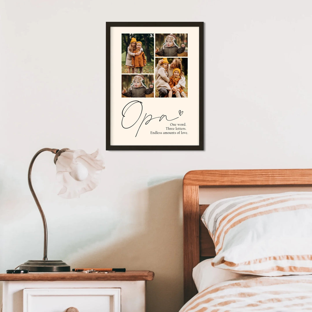 Personalized Birth Poster Set Including Footprint, Name Poster Gift for Birth, Birthday, Christening, Grandparents, Baby Shower, and Godparents - TW249 AS