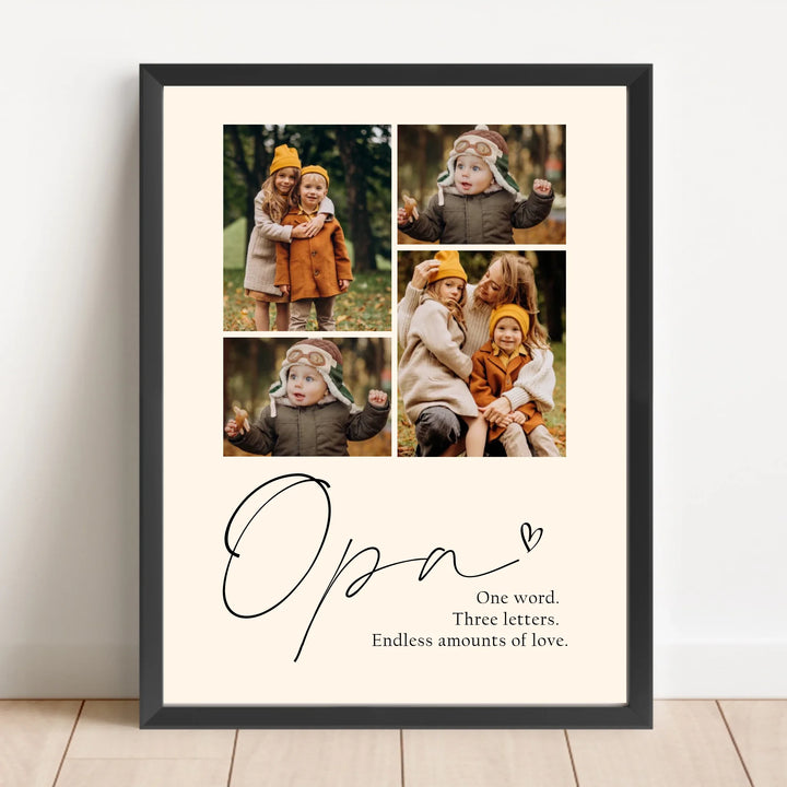 Personalized Birth Poster Set Including Footprint, Name Poster Gift for Birth, Birthday, Christening, Grandparents, Baby Shower, and Godparents - TW249 AS
