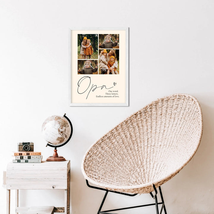 Personalized Birth Poster Set Including Footprint, Name Poster Gift for Birth, Birthday, Christening, Grandparents, Baby Shower, and Godparents - TW249 AS