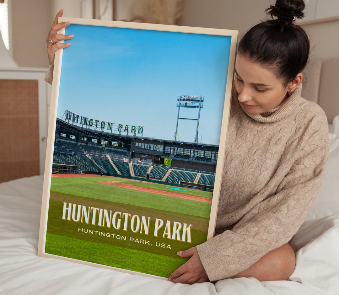 Huntington Park Stadium Baseball Wall Art