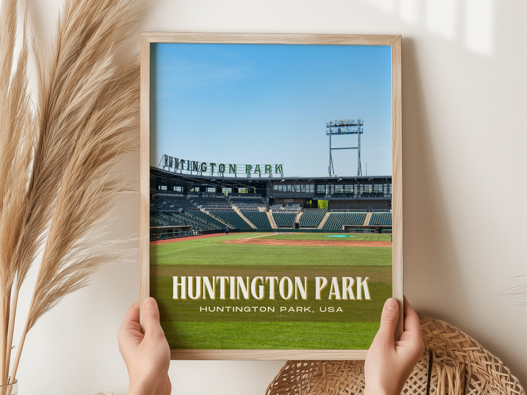 Huntington Park Stadium Baseball Wall Art