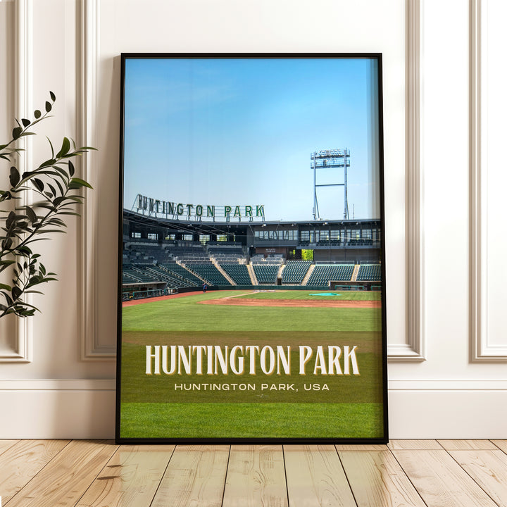 Huntington Park Stadium Baseball Wall Art