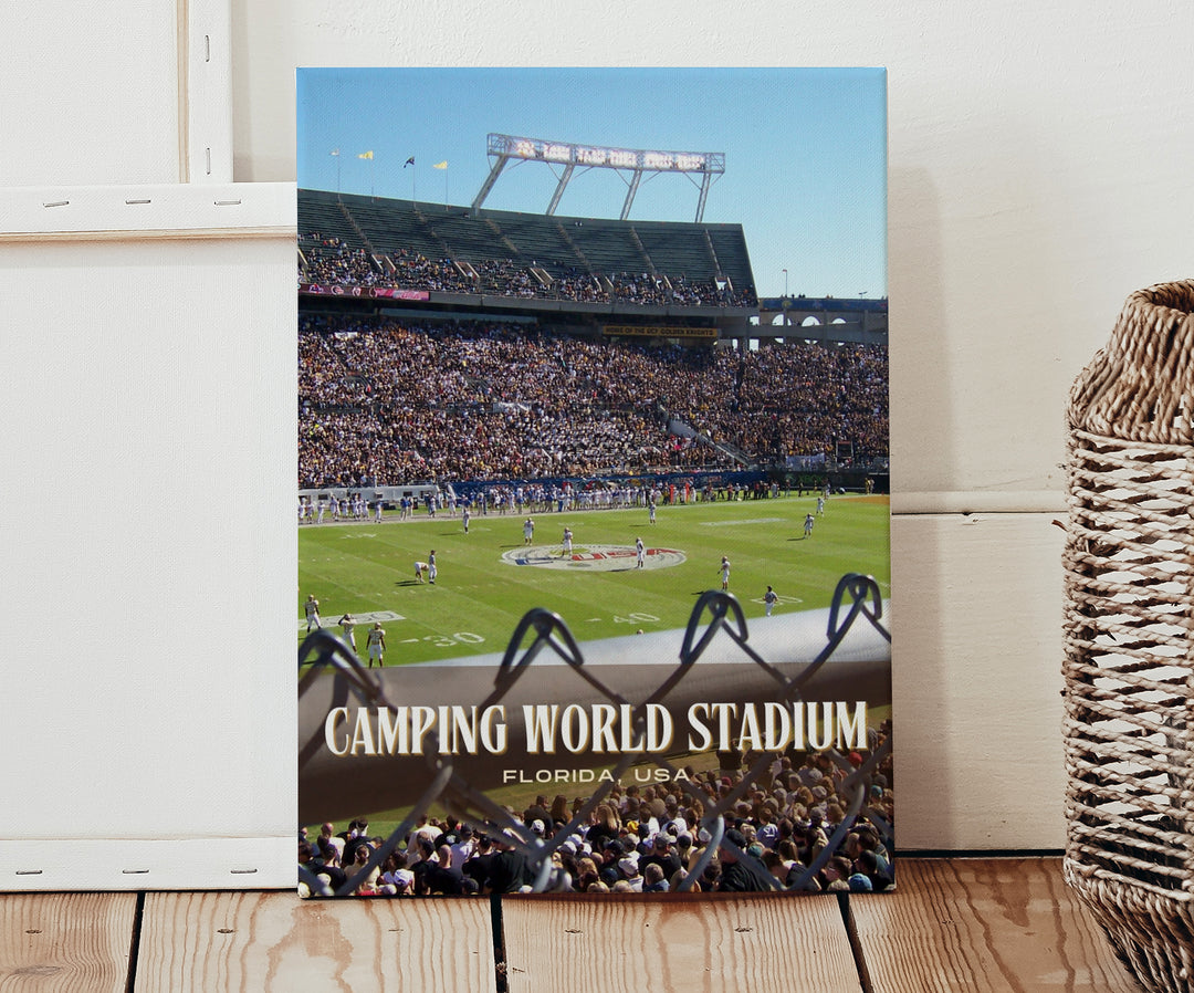 Camping World Stadium Football Wall Art