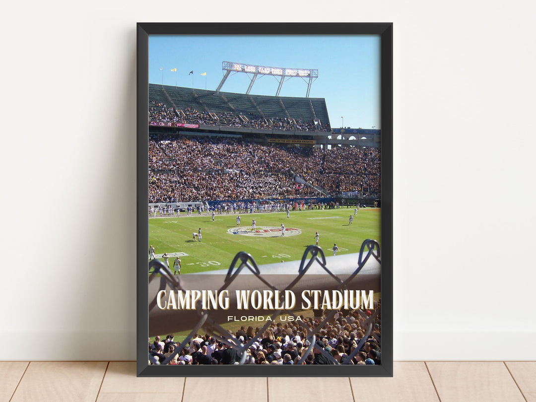 Camping World Stadium Football Wall Art