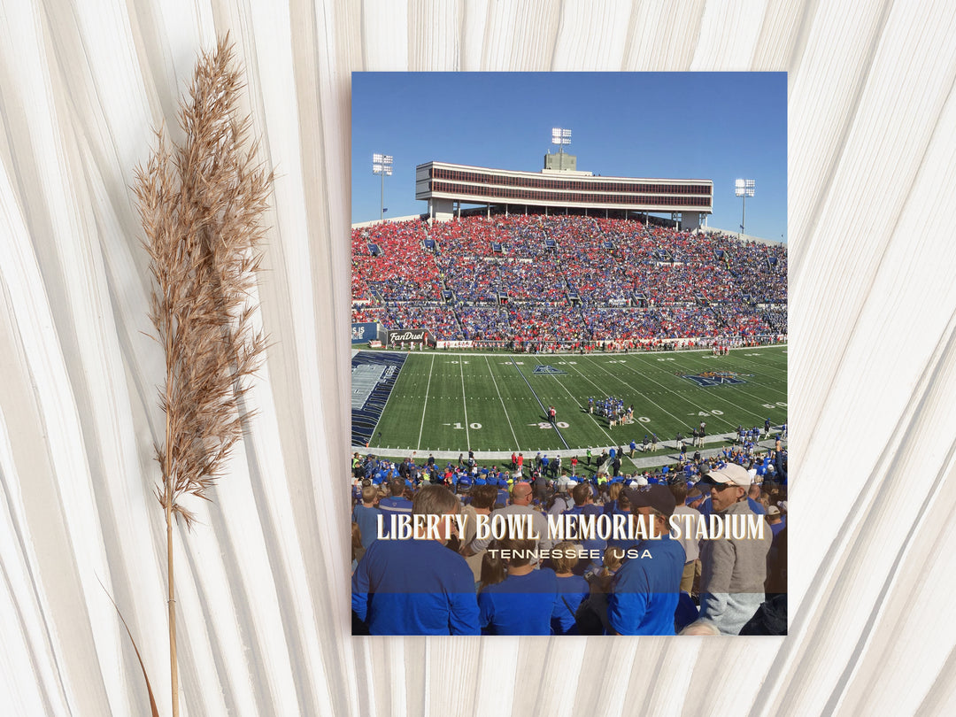 Liberty Bowl Memorial Stadium Football Wall Art