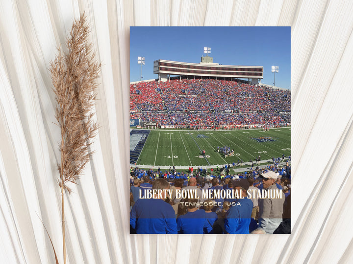 Liberty Bowl Memorial Stadium Football Wall Art