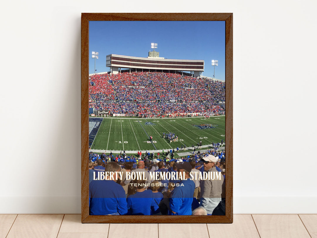 Liberty Bowl Memorial Stadium Football Wall Art