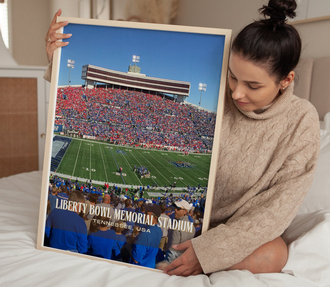 Liberty Bowl Memorial Stadium Football Wall Art