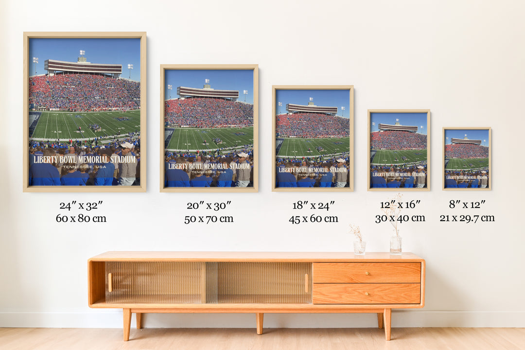 Liberty Bowl Memorial Stadium Football Wall Art