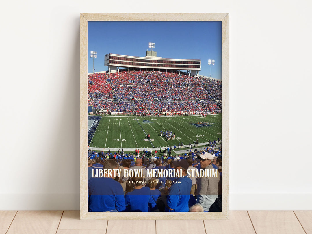 Liberty Bowl Memorial Stadium Football Wall Art