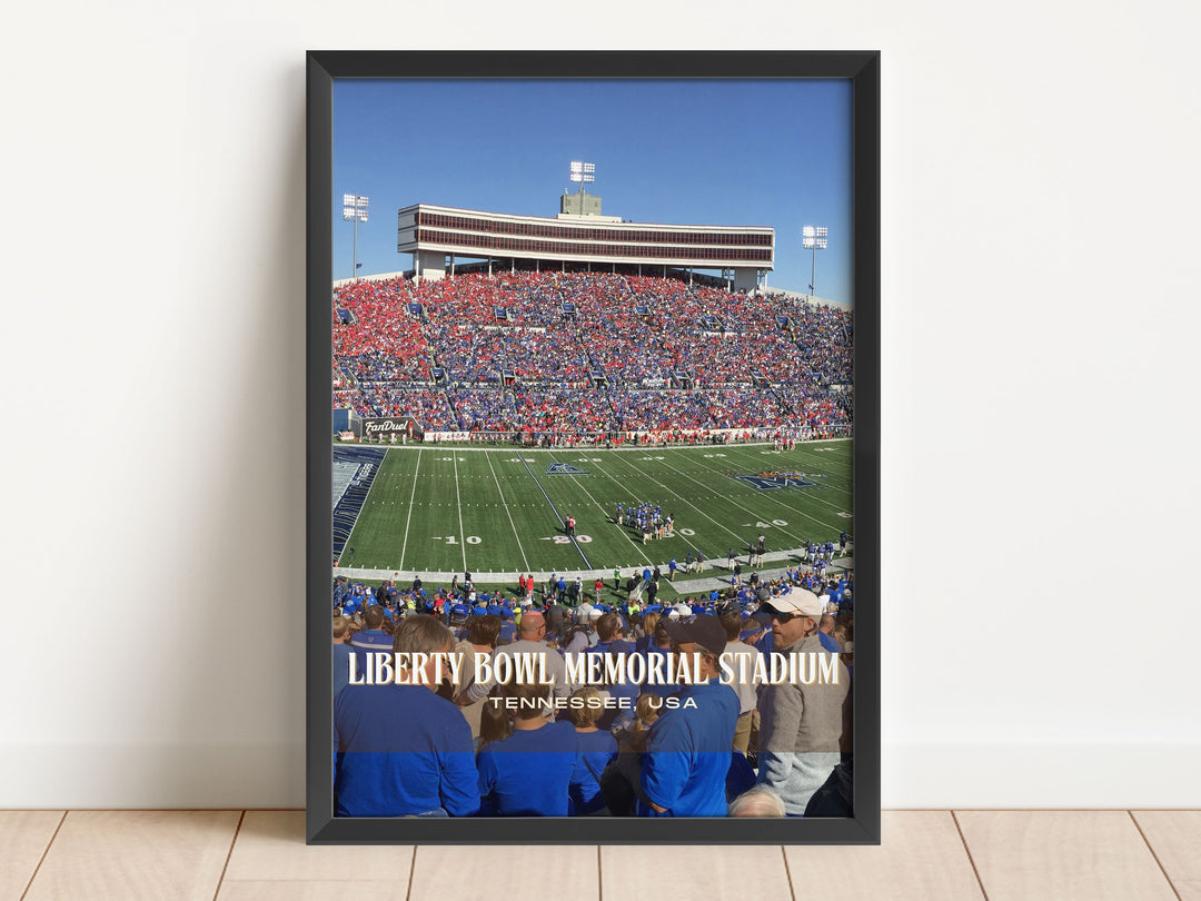 Liberty Bowl Memorial Stadium Football Wall Art