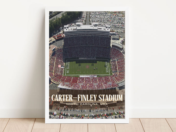 Carter–Finley Stadium Football Wall Art