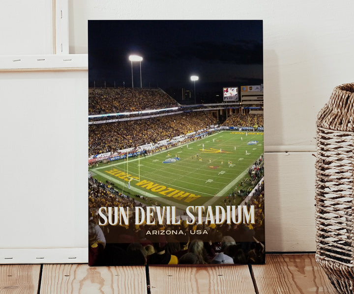 Sun Devil Stadium Football Wall Art