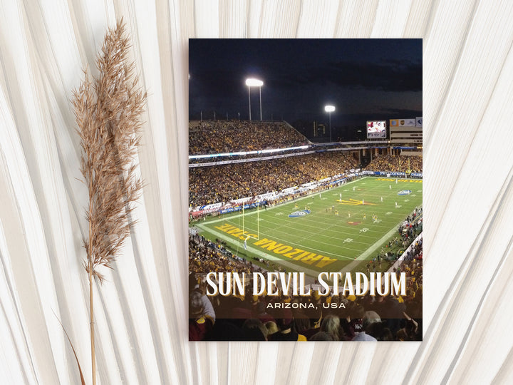 Sun Devil Stadium Football Wall Art