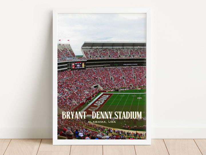 Bryant–Denny Stadium Football Wall Art