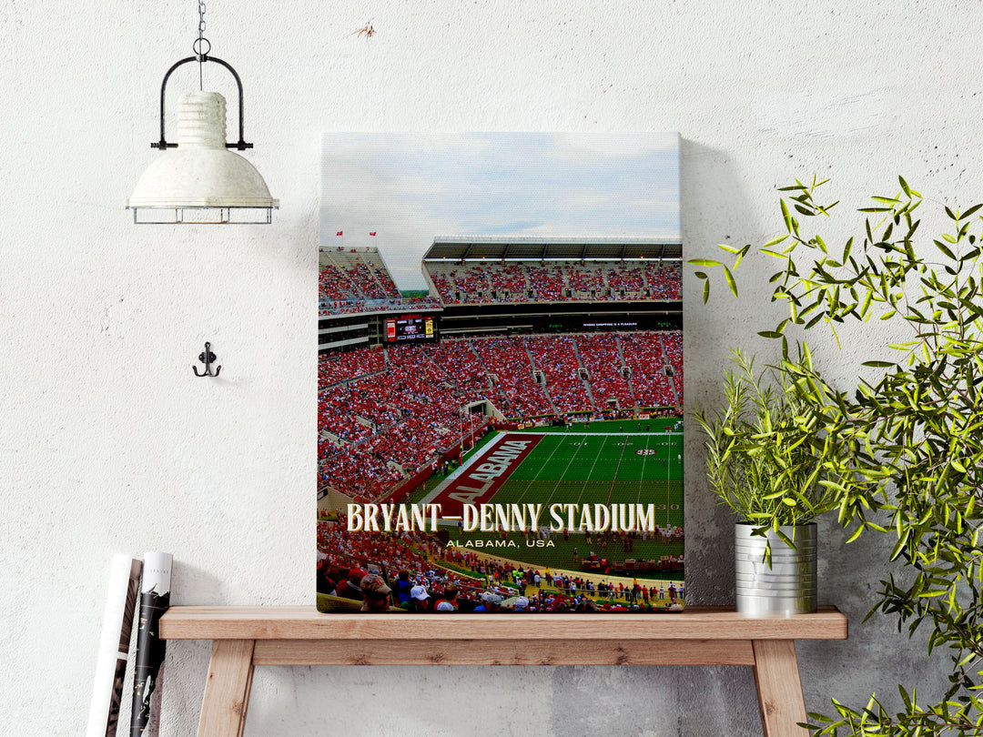 Bryant–Denny Stadium Football Wall Art