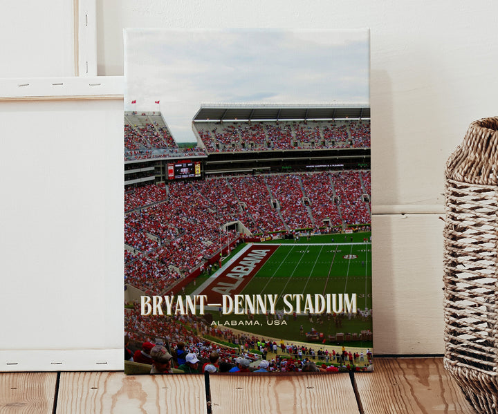 Bryant–Denny Stadium Football Wall Art