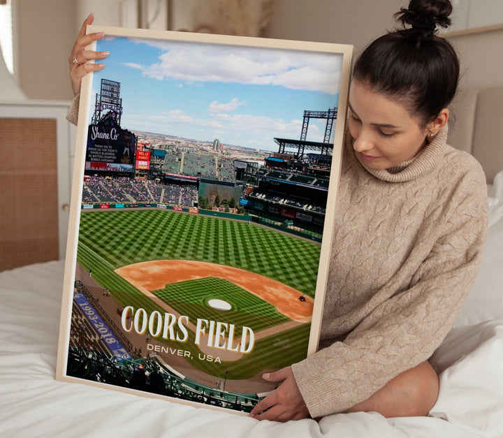 Coors Field Stadium Baseball Wall Art