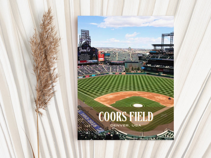 Coors Field Stadium Baseball Wall Art