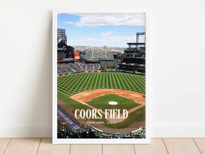 Coors Field Stadium Baseball Wall Art