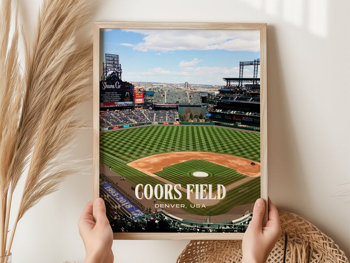 Coors Field Stadium Baseball Wall Art