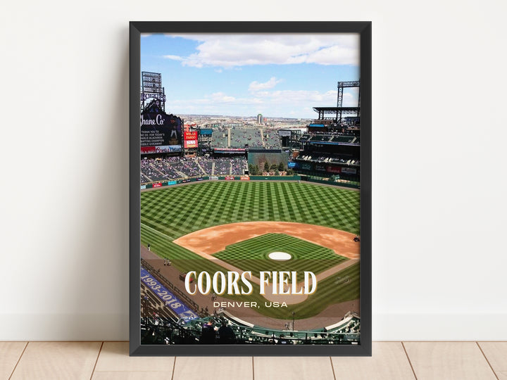 Coors Field Stadium Baseball Wall Art