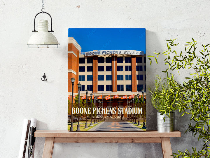 Boone Pickens Stadium Football Wall Art