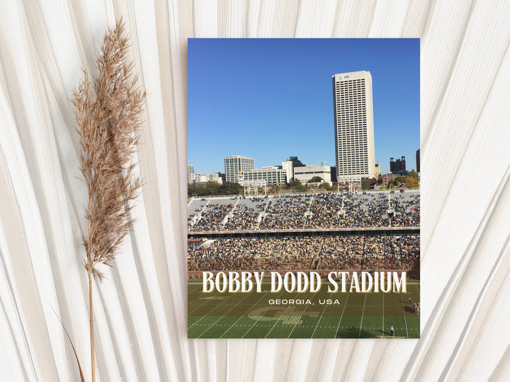 Bobby Dodd Stadium Football Wall Art