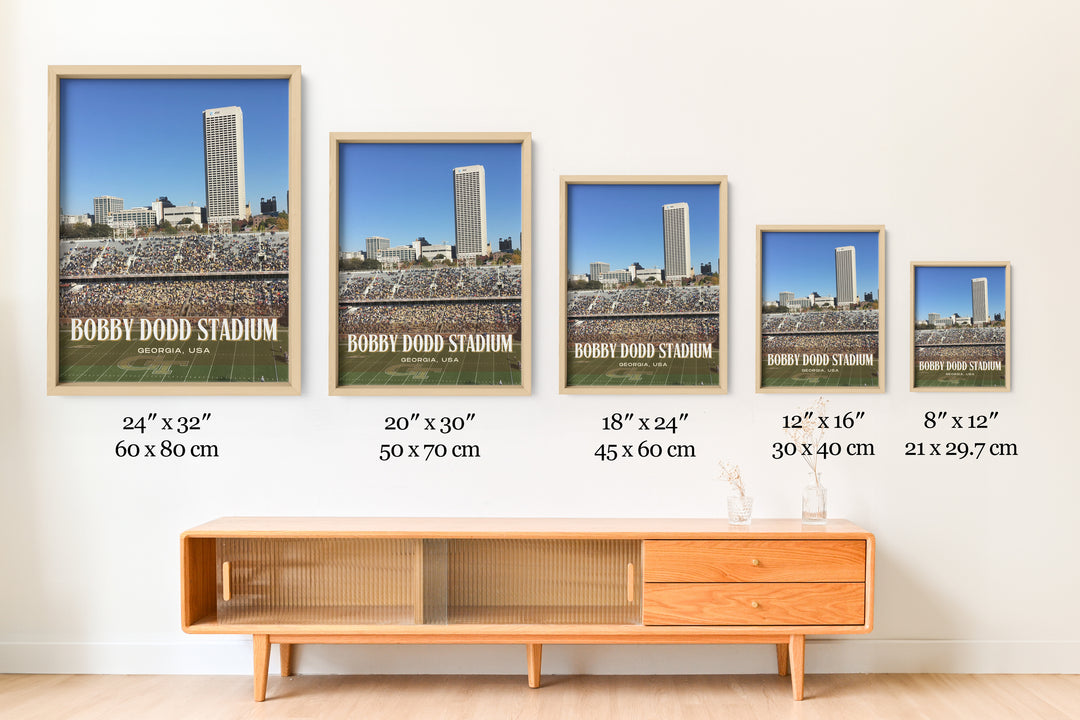 Bobby Dodd Stadium Football Wall Art