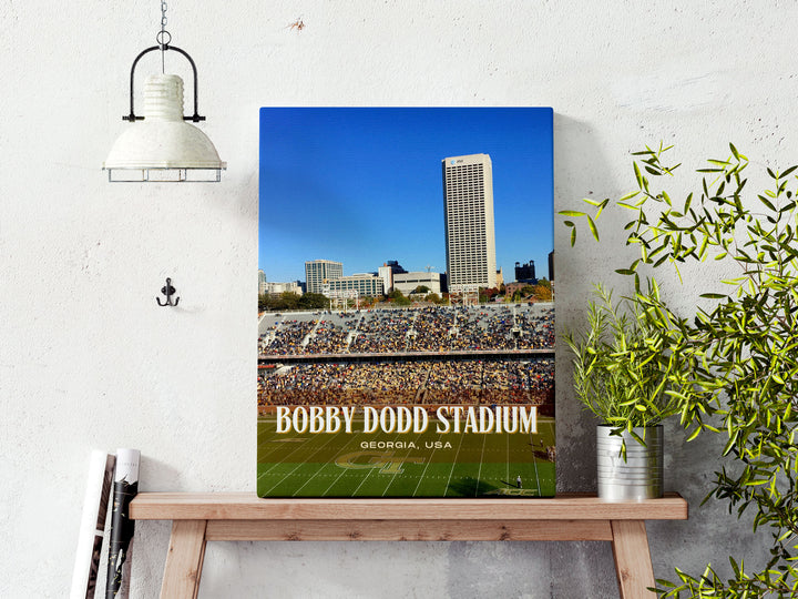 Bobby Dodd Stadium Football Wall Art