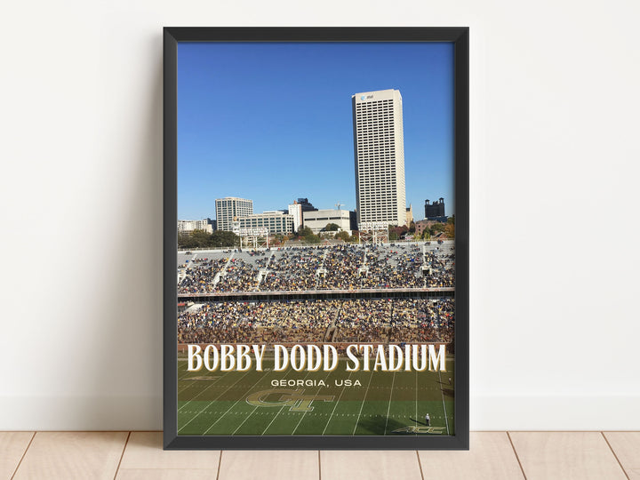 Bobby Dodd Stadium Football Wall Art