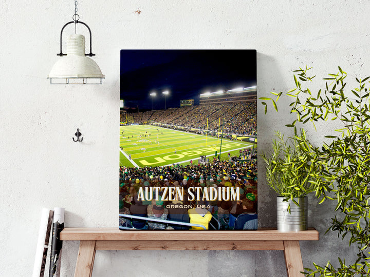 Autzen Stadium Football Wall Art