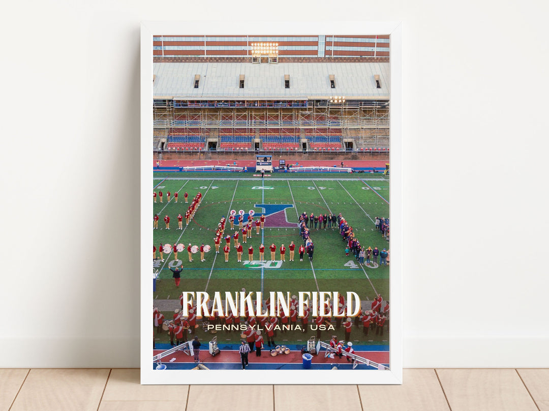 Franklin Field Stadium Football Wall Art