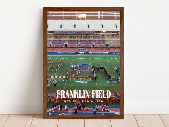 Franklin Field Stadium Football Wall Art