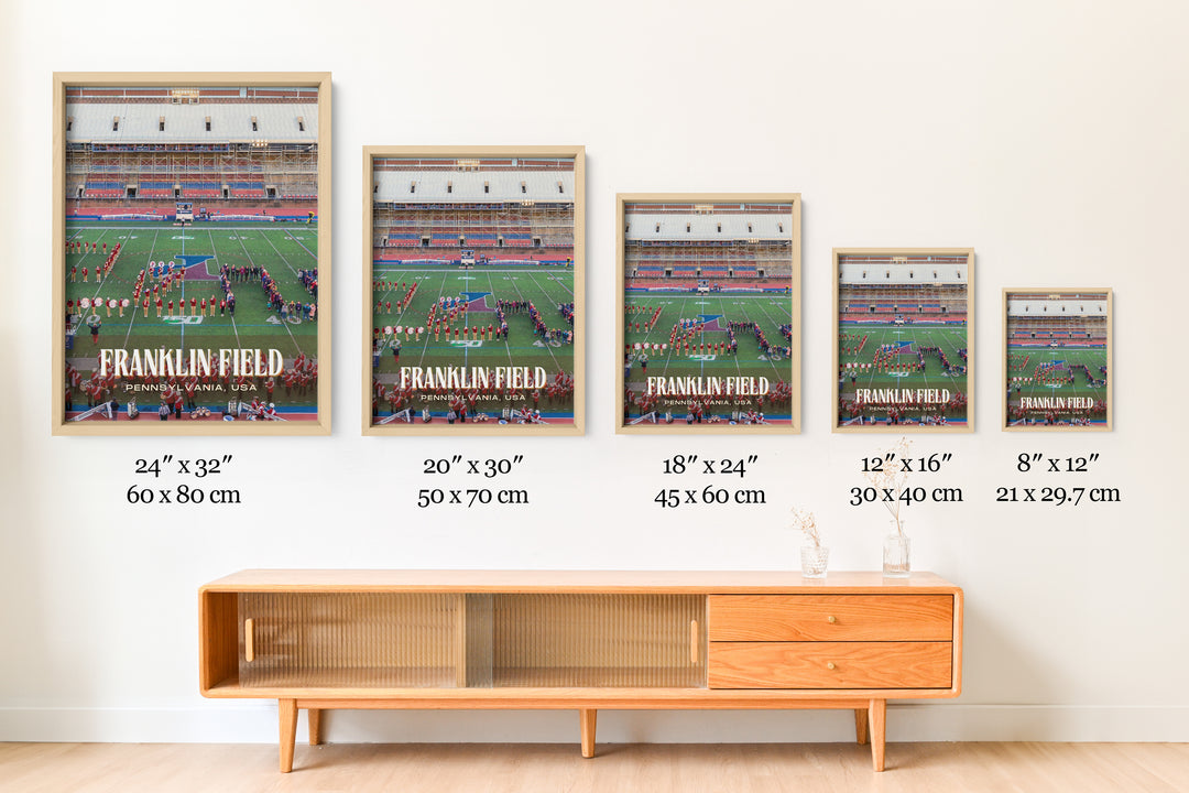 Franklin Field Stadium Football Wall Art