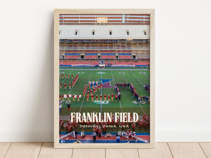 Franklin Field Stadium Football Wall Art