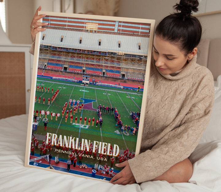 Franklin Field Stadium Football Wall Art