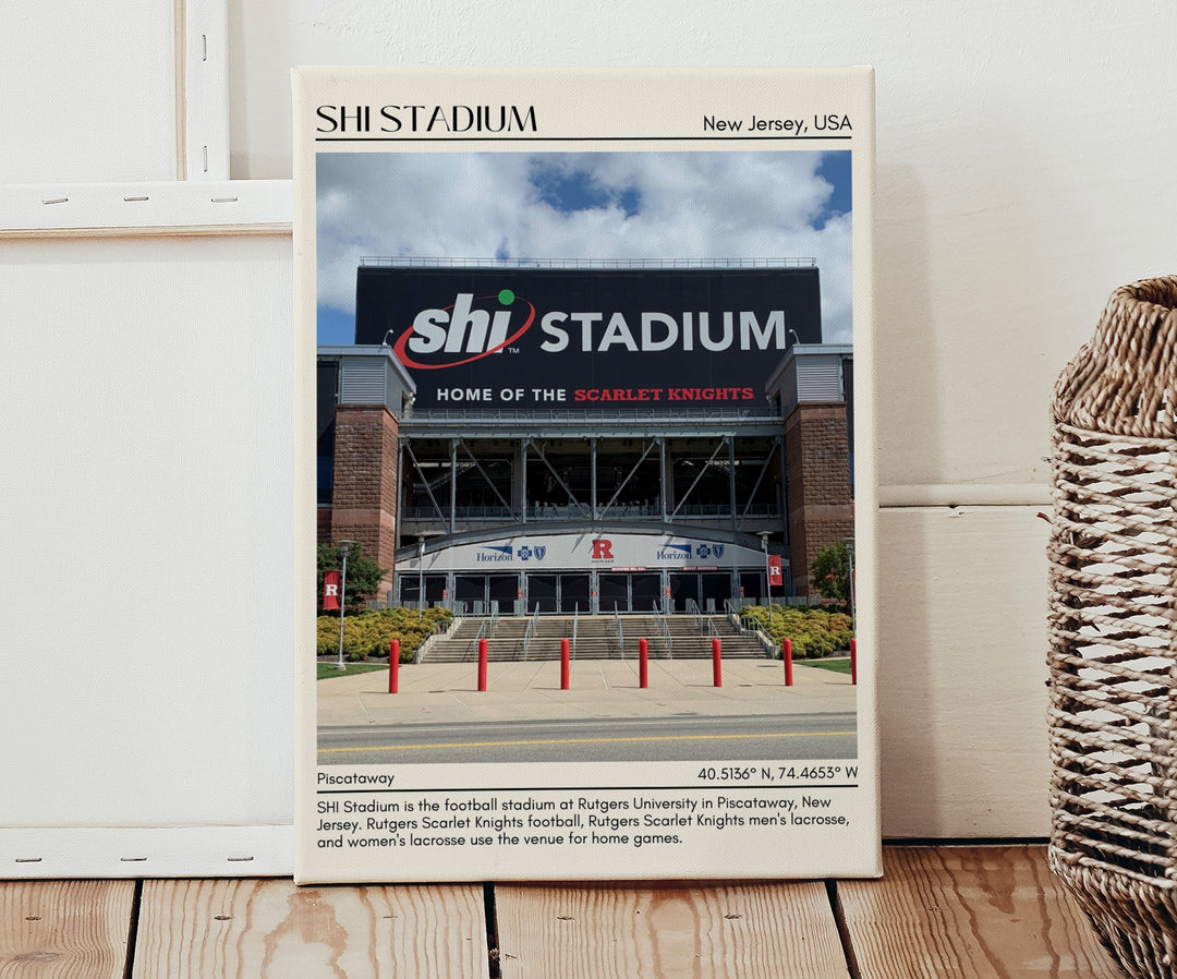 SHI Stadium Football Minimal Wall Art