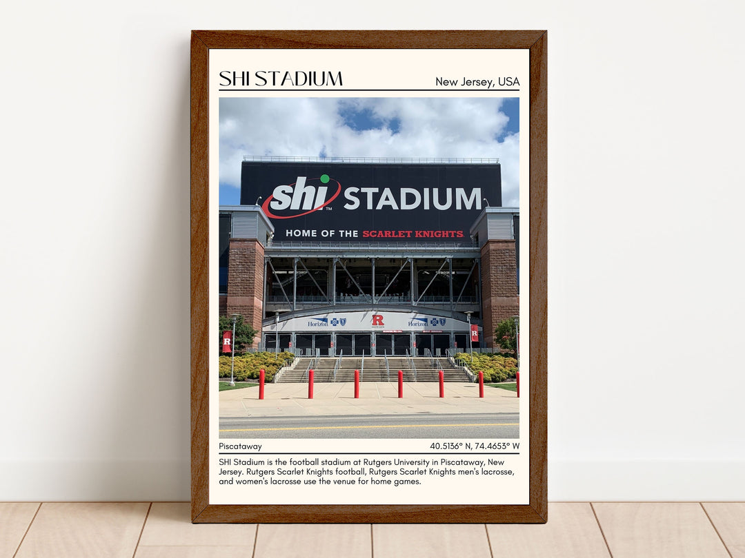 SHI Stadium Football Minimal Wall Art