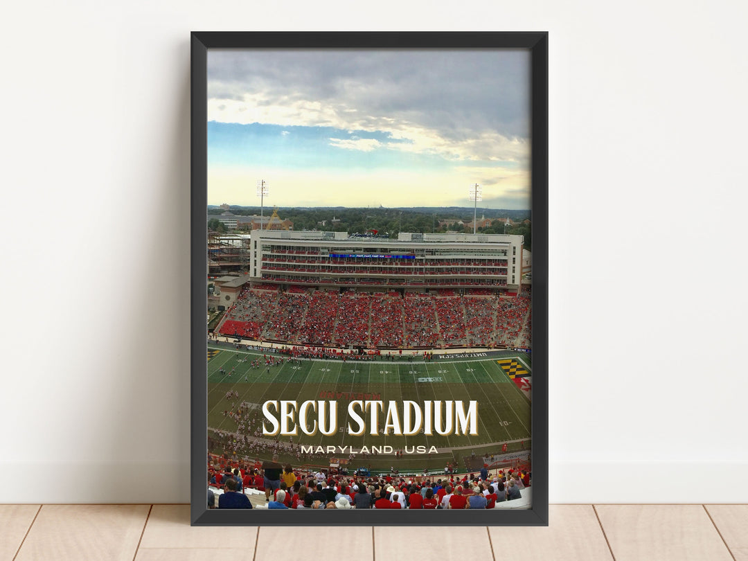 SECU Stadium Football Wall Art