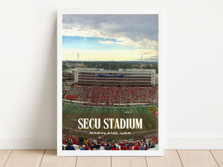 SECU Stadium Football Wall Art