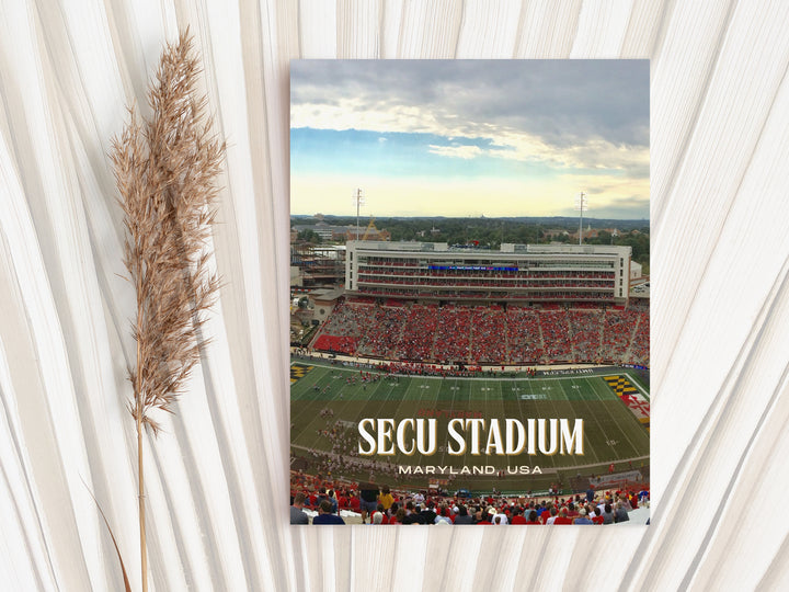 SECU Stadium Football Wall Art