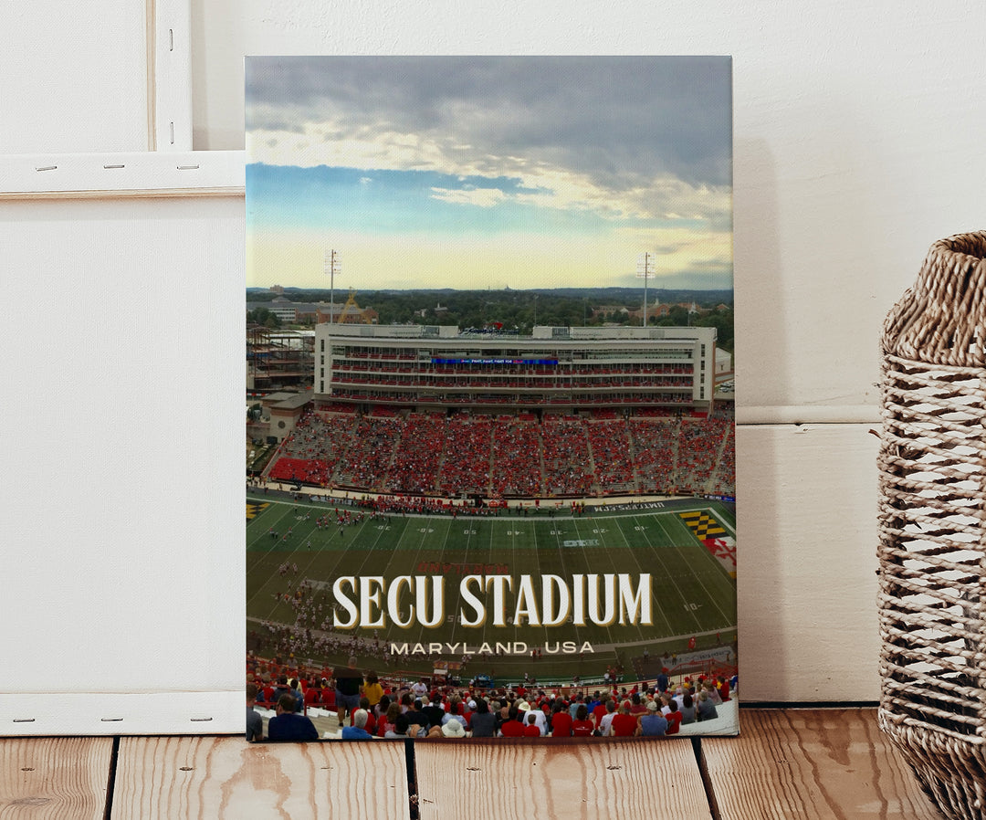 SECU Stadium Football Wall Art