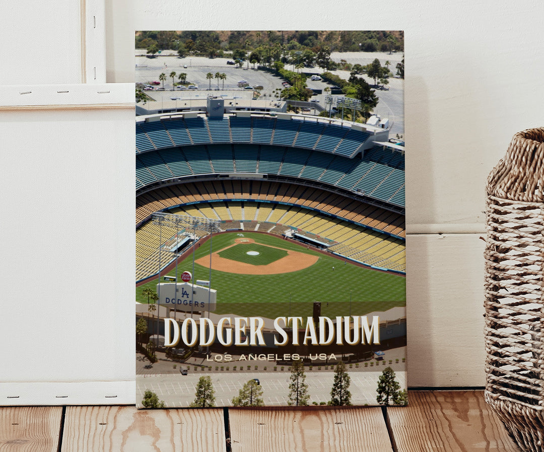 Dodger Stadium Baseball Wall Art