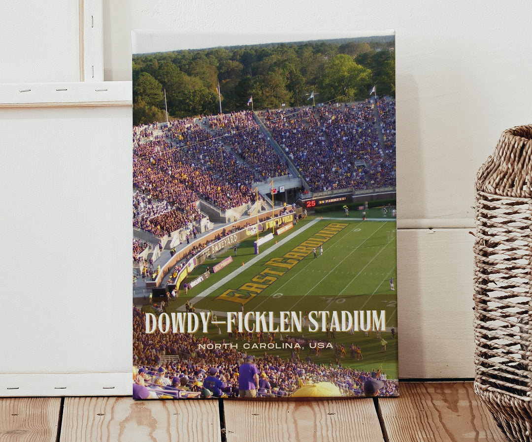 Dowdy–Ficklen Stadium Football Wall Art