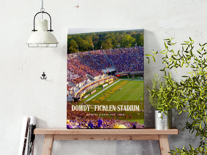 Dowdy–Ficklen Stadium Football Wall Art