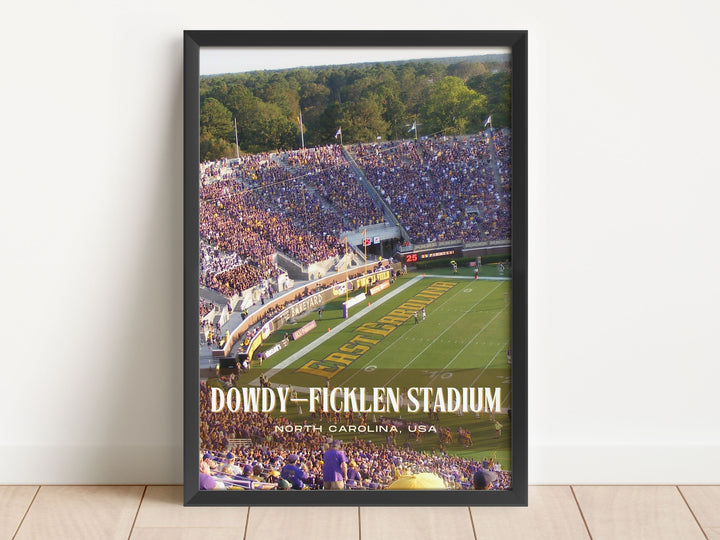 Dowdy–Ficklen Stadium Football Wall Art