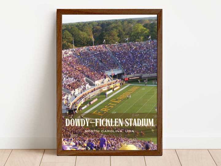 Dowdy–Ficklen Stadium Football Wall Art