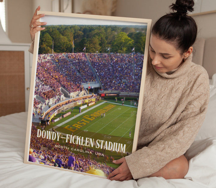 Dowdy–Ficklen Stadium Football Wall Art