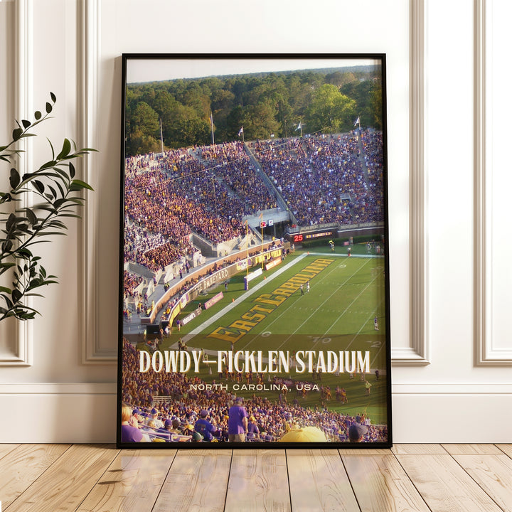 Dowdy–Ficklen Stadium Football Wall Art